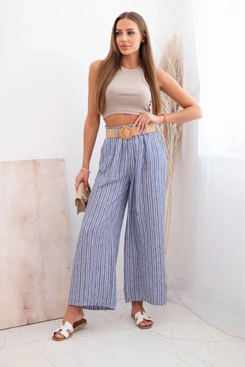 Letnie spodnie damskie w paski – Stylowy Wieszak Letnie spodnie damskie w paski – Stylowy Wieszak