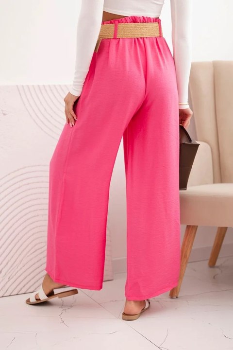 Letnie spodnie palazzo w pastelowym różu – Stylowy Wieszak Letnie spodnie palazzo w pastelowym różu – Stylowy Wieszak