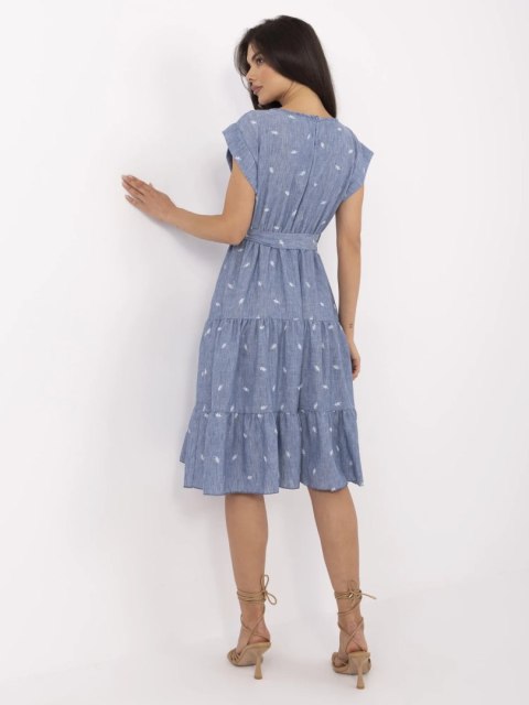 Sukienka DHJ-SK-13583.18 ciemny niebieski