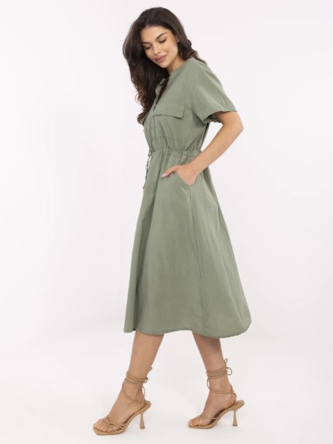 Sukienka MI-SK-109898.68 khaki Sukienka MI-SK-109898.68 khaki