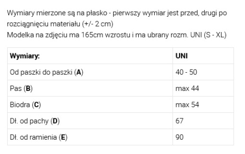 tabela rozmiarów