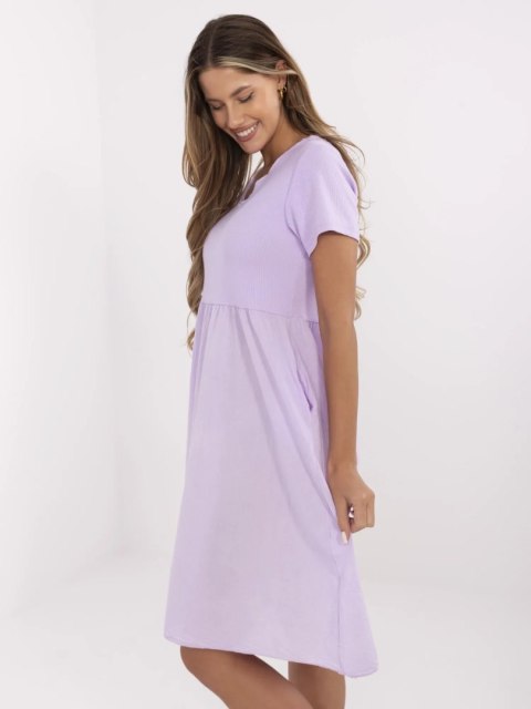 Sukienka DHJ-SK-25370.85 jasny fioletowy