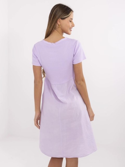 Sukienka DHJ-SK-25370.85 jasny fioletowy