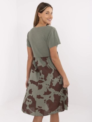 Sukienka DHJ-SK-253701.80 khaki