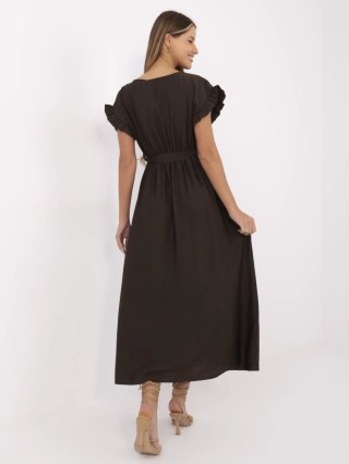 Sukienka MI-SK-A3849.91 ciemny brązowy