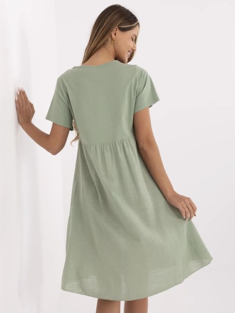 Sukienka MO-SK-1005.67 khaki