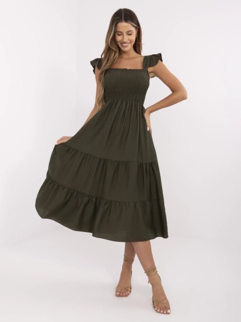 Sukienka MI-SK-A5063.69P khaki Sukienka MI-SK-A5063.69P khaki