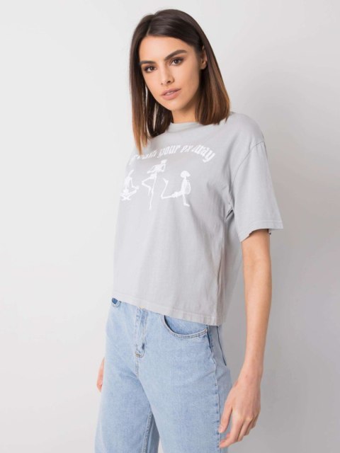 T-shirt 157-TS-0086.59P szary M T-shirt 157-TS-0086.59P szary M