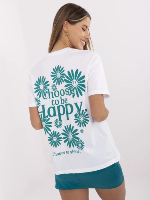 T-shirt D12022AC02645I biały M T-shirt D12022AC02645I biały M