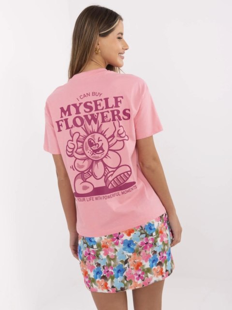 T-shirt D12022AC02645I różowy M T-shirt D12022AC02645I różowy M