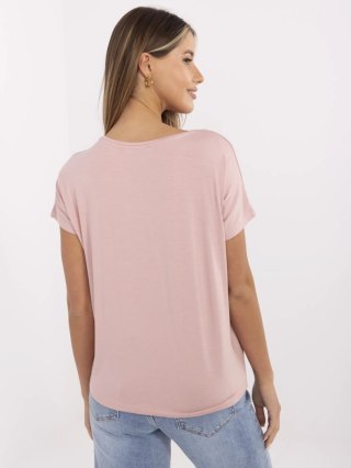 T-shirt D12100M02737A jasny różowy M