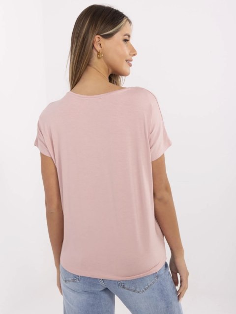 T-shirt D12100M02737A jasny różowy M T-shirt D12100M02737A jasny różowy M