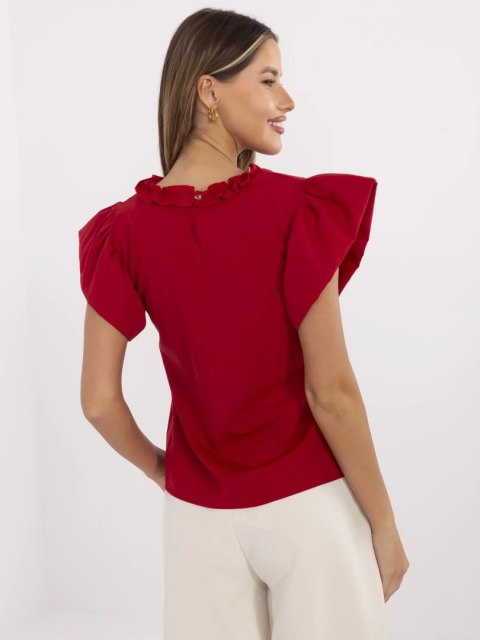 Bluzka LK-BZ-506781-1.12 czerwony 40 Bluzka LK-BZ-506781-1.12 czerwony 40