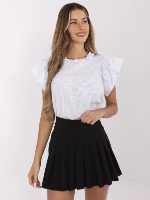 Bluzka LK-BZ-506781-2.80 biało-czarny 40 Bluzka LK-BZ-506781-2.80 biało-czarny 40