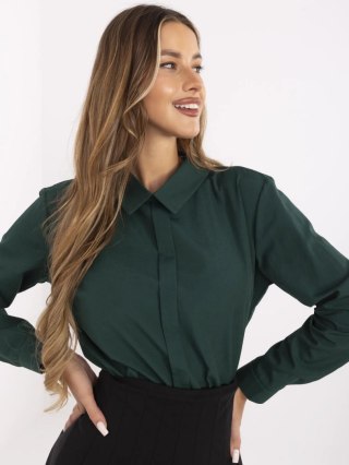 Koszula LK-KS-508948.67 ciemny zielony M