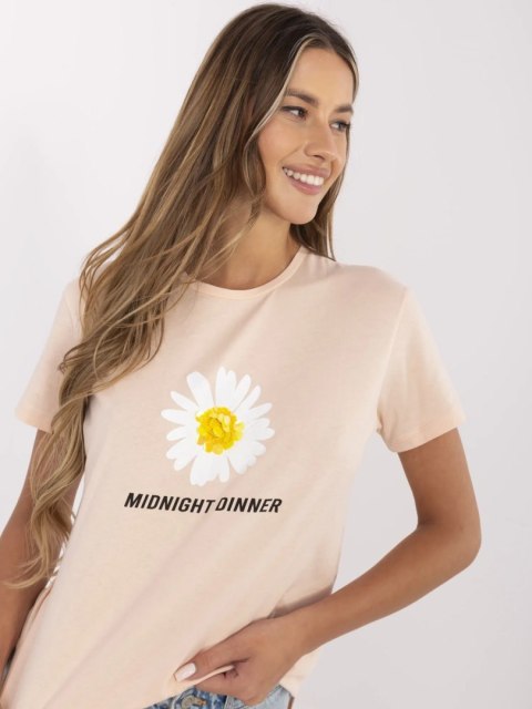 T-shirt PM-TS-SS21CA66.05 łososiowy S T-shirt PM-TS-SS21CA66.05 łososiowy S