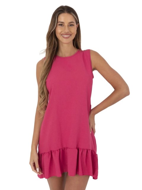 Sukienka WN-SK-701.81 ciemny różowy L