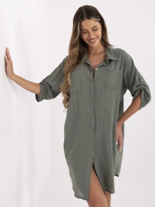 Sukienka TW-SK-BI-22263.00 khaki