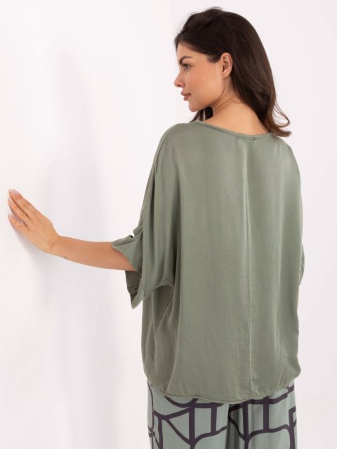 Bluzka TW-BZ-BI-3228.75 khaki L Bluzka TW-BZ-BI-3228.75 khaki L