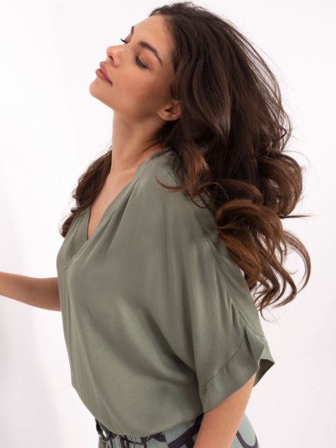 Bluzka TW-BZ-BI-3228.75 khaki M Bluzka TW-BZ-BI-3228.75 khaki M