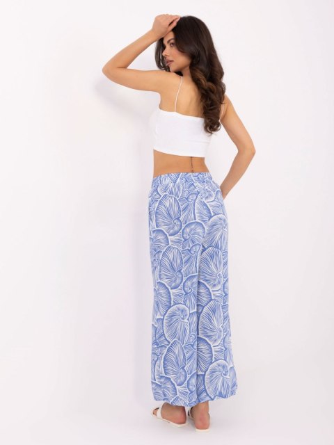 Spodnie D73771M62237F niebieski S