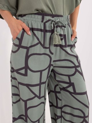 Spodnie D73771M62237G pistacjowy XL