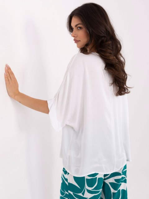 Bluzka TW-BZ-BI-3228.75 biały XL Bluzka TW-BZ-BI-3228.75 biały XL