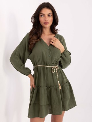 Sukienka MI-SK-A5079.27 khaki