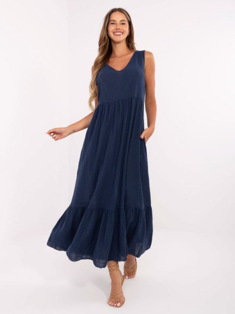 Sukienka TW-SK-BI-28007.63 granatowy L