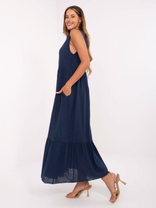 Sukienka TW-SK-BI-28007.63 granatowy M