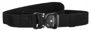 Pasek parciany męski Peterson z klamrą Quick Release QR czarny