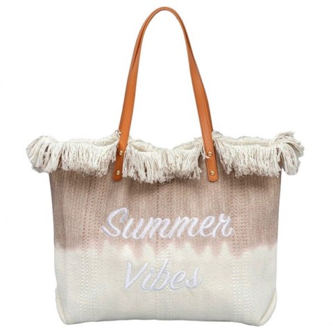 TORBA PLAŻOWA, wakacyjna BOHO Z frędzlami brązowa ombre, na zakupy TP14BR TORBA PLAŻOWA, wakacyjna BOHO Z frędzlami brązowa ombre, na zakupy TP14BR