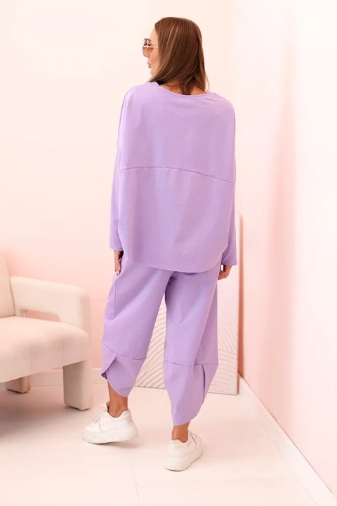 Komplet new punto bluza + spodnie jasny fioletowy Komplet new punto bluza + spodnie jasny fioletowy