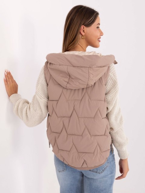 Kamizelka MBM-KZ-2502.27 ciemny bezowy XL Kamizelka MBM-KZ-2502.27 ciemny bezowy XL