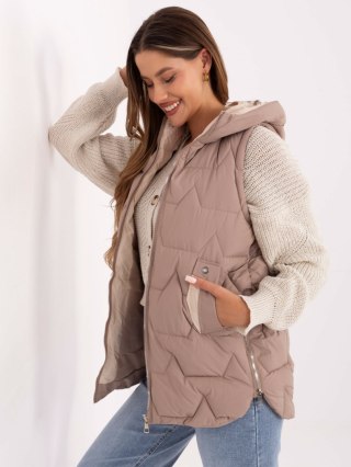 Kamizelka MBM-KZ-2516.96 ciemny bezowy XL