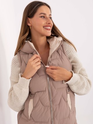 Kamizelka MBM-KZ-2516.96 ciemny bezowy XL