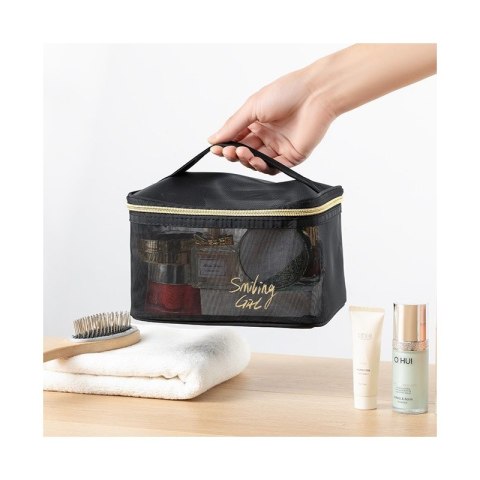 Kosmetyczka organizer na kosmetyki SMILING GIRL rozm. L 22x15x12cm KS108 Kosmetyczka organizer na kosmetyki SMILING GIRL rozm. L 22x15x12cm KS108