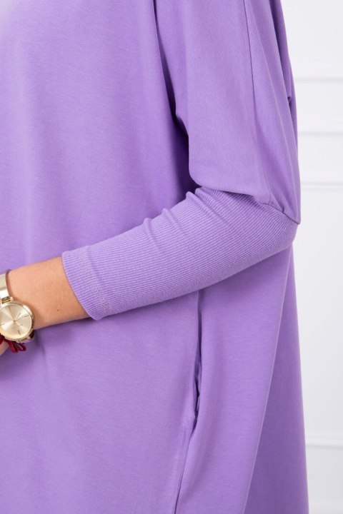 Bluzka oversize fioletowy