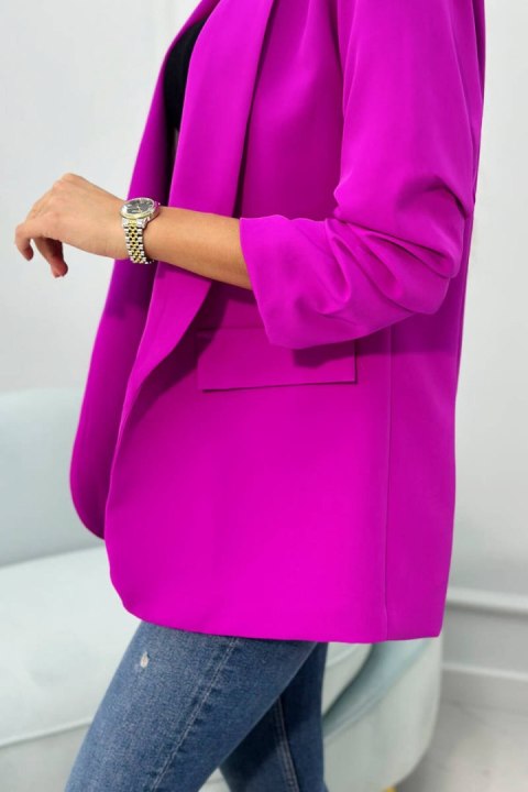 Marynarka z klapami elegancka ciemno fioletowa Marynarka z klapami elegancka ciemno fioletowa