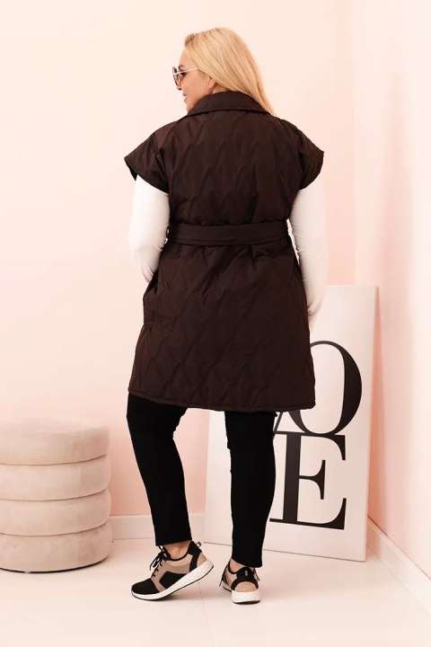 Stylowa kamizelka plus size bez rękawów na jesień Stylowa kamizelka plus size bez rękawów na jesień