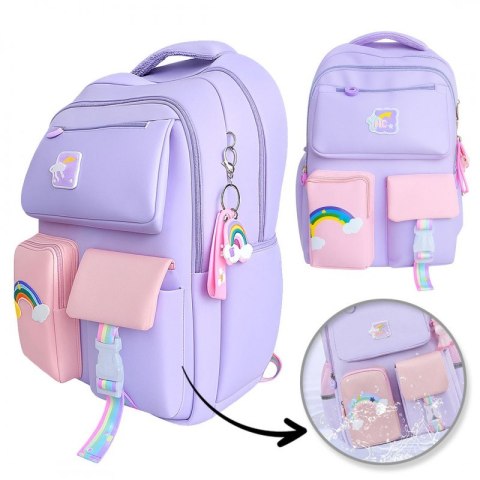 Plecak RAINBOW sweet szkolny uniwersalny kieszonki, odblaski PL160FIO Plecak RAINBOW sweet szkolny uniwersalny kieszonki, odblaski PL160FIO