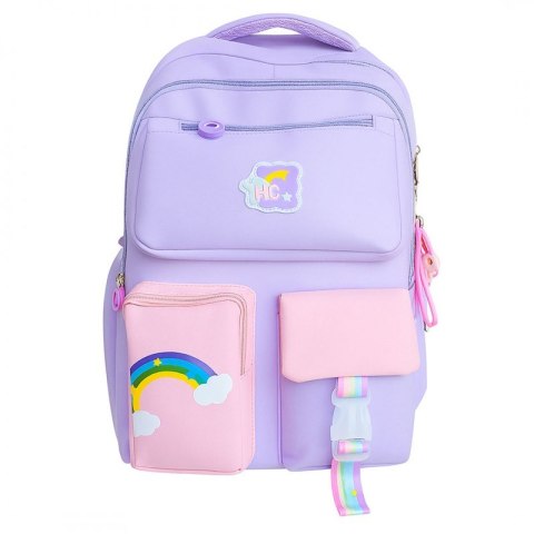 Plecak RAINBOW sweet szkolny uniwersalny kieszonki, odblaski PL160FIO Plecak RAINBOW sweet szkolny uniwersalny kieszonki, odblaski PL160FIO