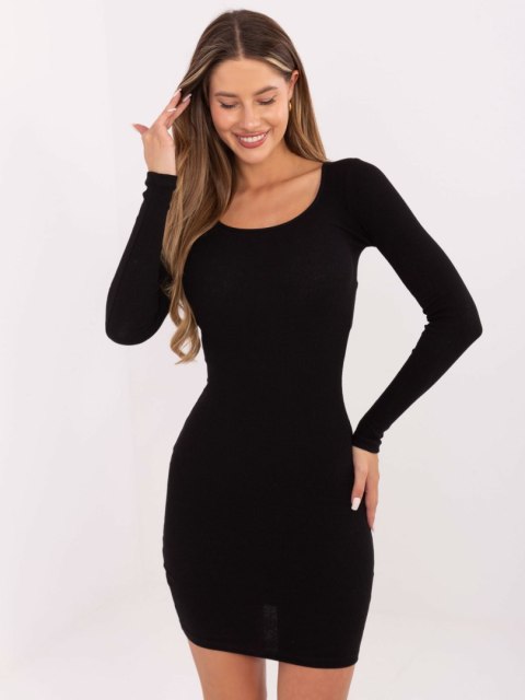 Sukienka RV-SK-5296.01P czarny M Sukienka RV-SK-5296.01P czarny M