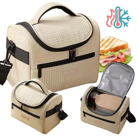 Torba termiczna do przenoszenia żywności LUNCH BOX 25x20,5x16,5 cm KP05K Torba termiczna do przenoszenia żywności LUNCH BOX 25x20,5x16,5 cm KP05K
