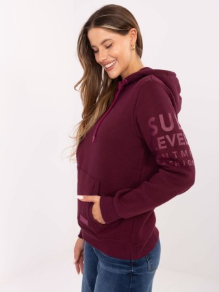 Bluza D10600BI02690A8NO bordowy M