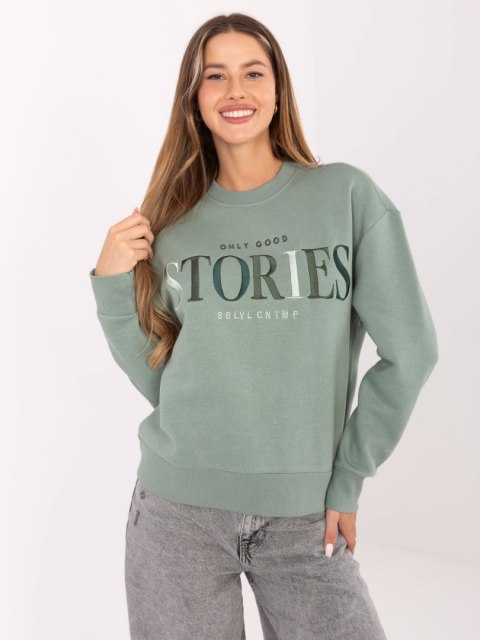 Bluza D10608BC02801A3NO pistacjowy XL