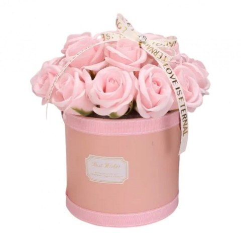 Flower box, bukiet zapachowych kwiatów mydlanych w pudełku 21szt. BUK08R