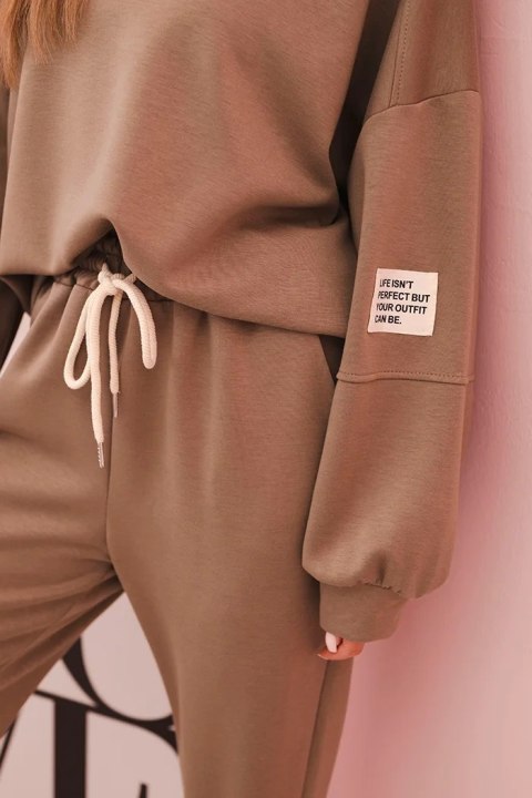 Komplet bluza + spodnie masełko fango Komplet bluza + spodnie masełko fango