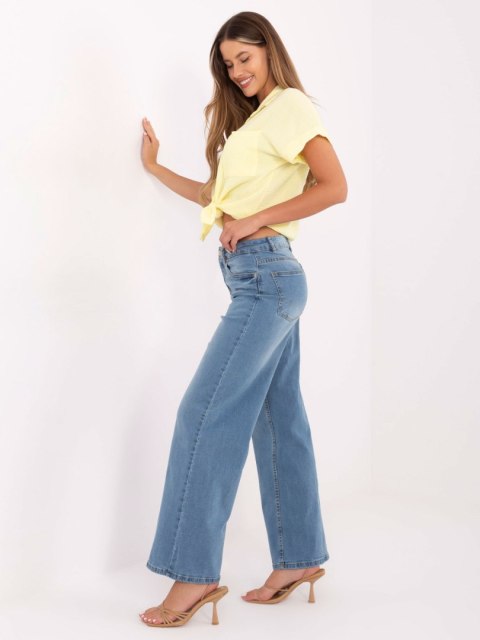 Spodnie D85083BI62544L202 jasny niebieski XS