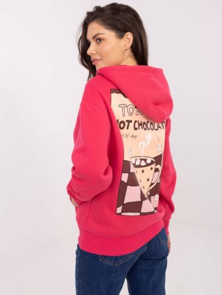 Bluza D10608BC02654E fuksjowy L